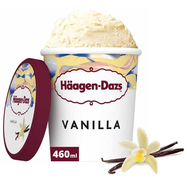 Häagen-Dazs vanilla ice cream 460ml, UK version