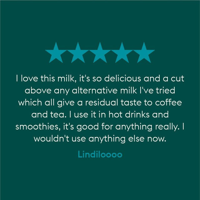 Plenish Organic Soya Barista Milk Long Life 1L, imported from the UK