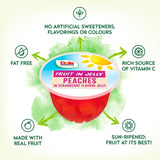 Dole Peach in Strawberry Jelly Pot 123g - British product