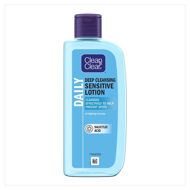 Clean & Clear sensitive skin deep cleansing lotion 200ml - British product