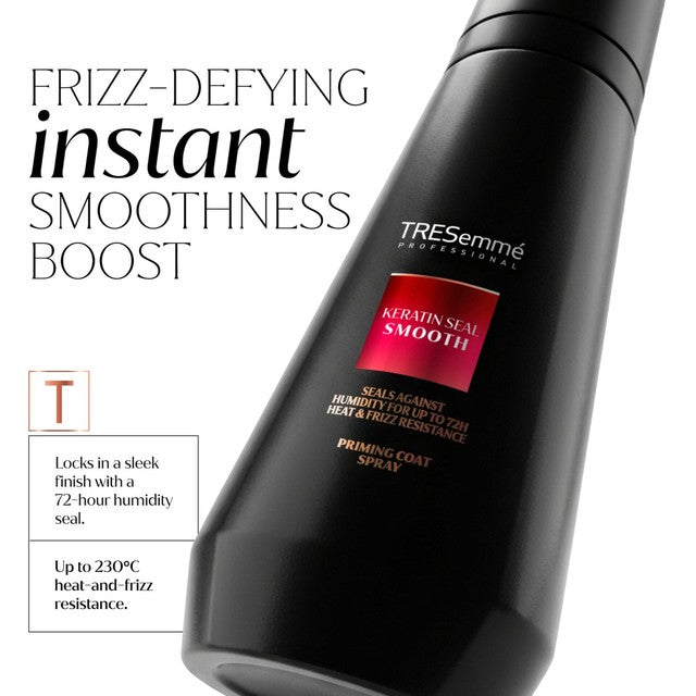 TRESemme Keratin Seal Smooth hair spray, imported from the UK