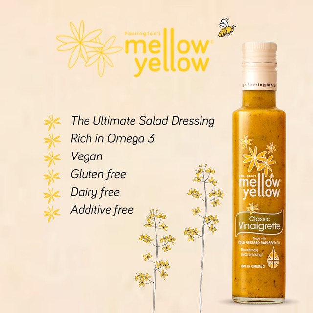 Farrington's Mellow Yellow Classic Vinaigrette 250ml - British product