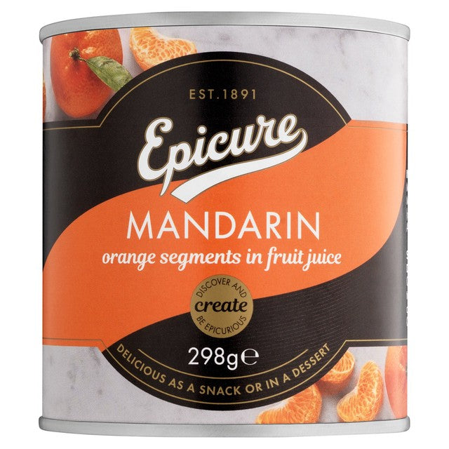 Epicure Mandarin Segments in Juice 298g - British product