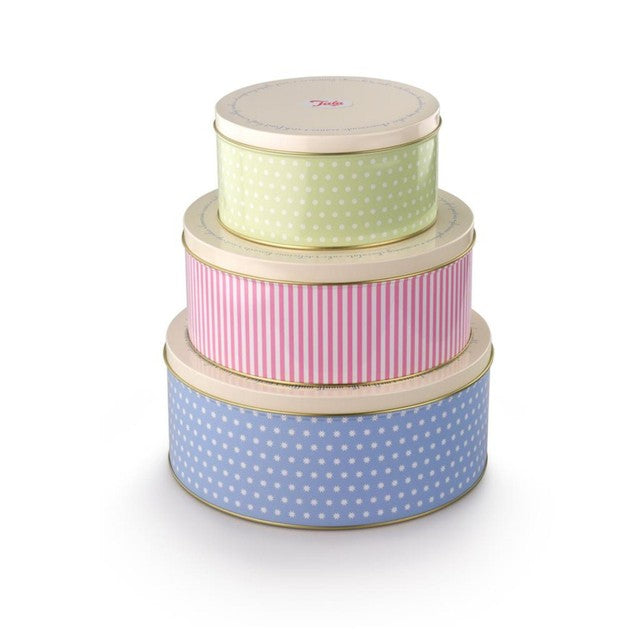 Tala Originals cake tins set of 3 nesting sizes, UK version