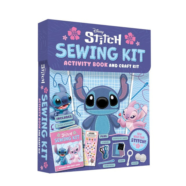 Igloo Books Disney Stitch sewing craft kit activity set, imported from the UK