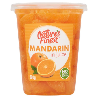 Nature's Finest Mandarin-Segmente in Saft Fruchtbecher 390g