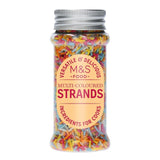 M&S Multi Coloured Strand Sprinkles 70g, imported from the UK
