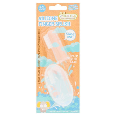 M&S Jack N' Jill Silicone Finger Brush Baby Dental Brush- Buy online at McGrocer