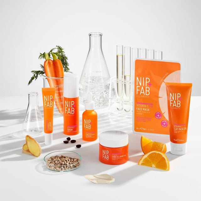 Nip+Fab Vitamin C Fix Clay Mask 3% 75ml, imported from the UK