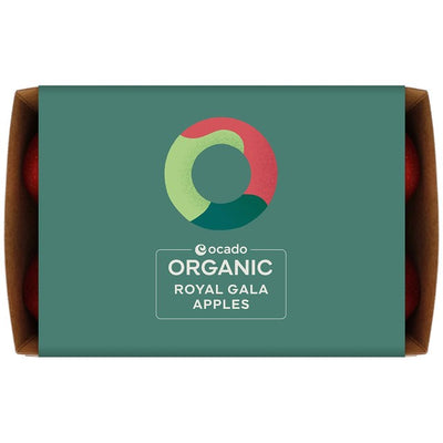 Ocado Bio Royal Gala Äpfel 6 pro Packung
