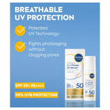 Nivea Sun UV Face Serum SPF50+ 30ml, imported from the UK