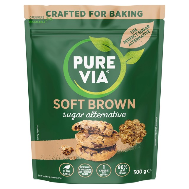 Pure Via brown sugar alternative 300g, imported from the UK