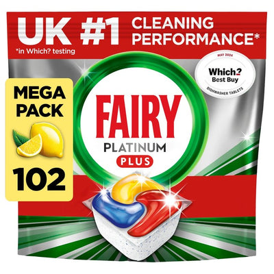 M&S Fairy Platinum Plus All In One Zitronenspülmaschinentabs - Jetzt online bei McGrocer kaufen