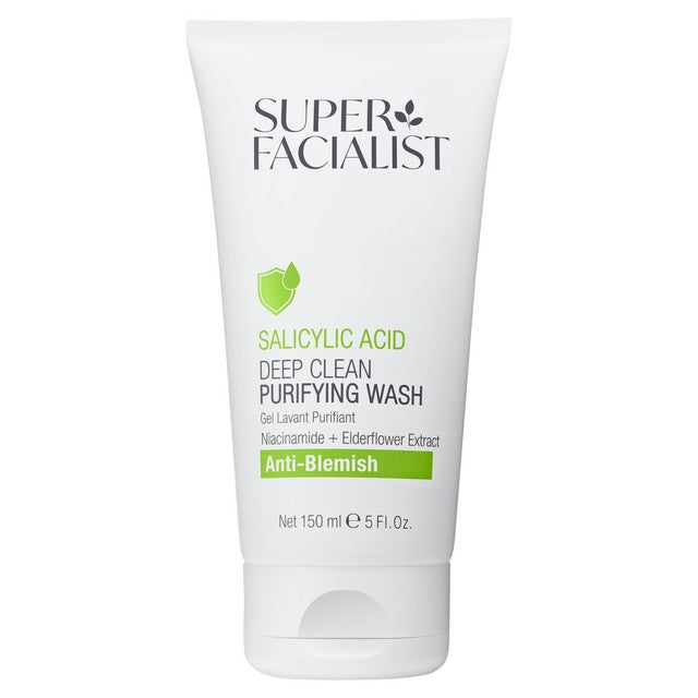 Super Facialist Salicylic Acid Anti-Blemish Purifying Cleansing Wash 150ml (British brand)
