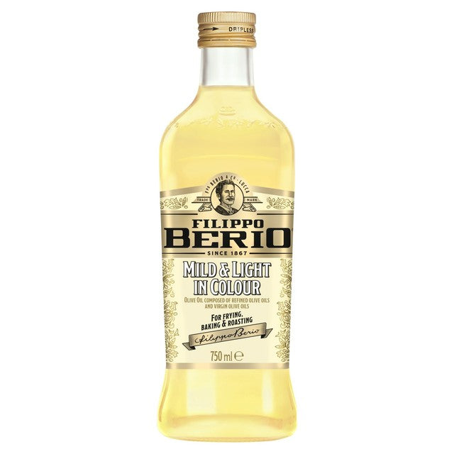 Filippo Berio mild and light olive oil 750ml - British product