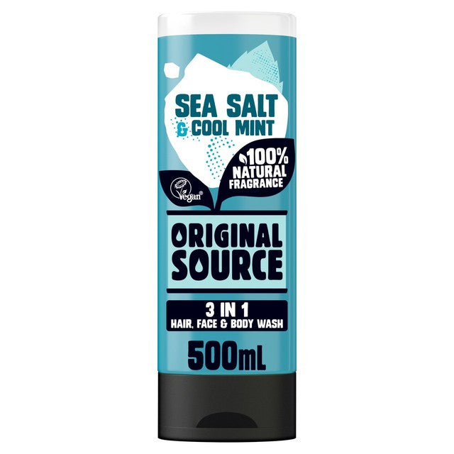 Original Source Sea Salt Body Wash 500ml, imported from the UK