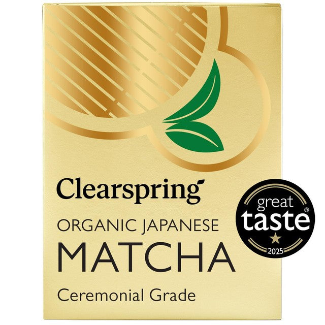 Clearspring organic Japanese ceremonial matcha powder - British product