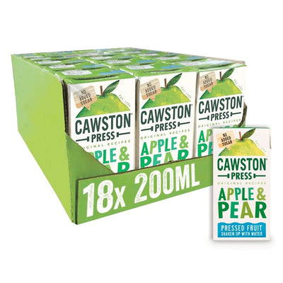 M&S Cawston Press Apple & Pear Kids Juice Drink 18 x 200ml- Buy online at McGrocer