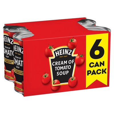 M&S Heinz Cream of Tomato Soup Canned Soup 6 x 400g- Buy online at McGrocer