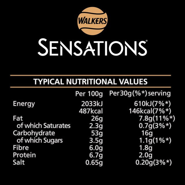 Walkers Sensations Mature Cheddar Cheese & Chilli crisps 150g (British brand)