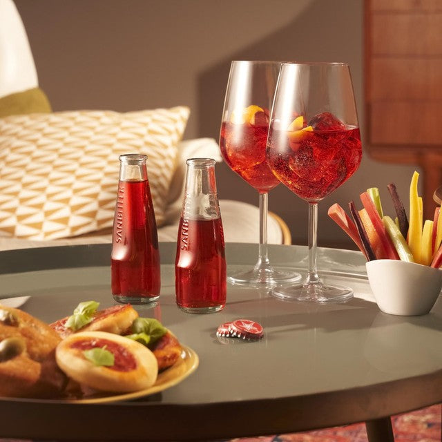 San Pellegrino Sanbitter Rosso non-alcoholic aperitif 6 x 100ml (British brand)