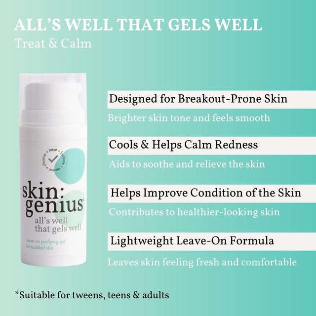 Skin Genius leave-on purifying gel - British product