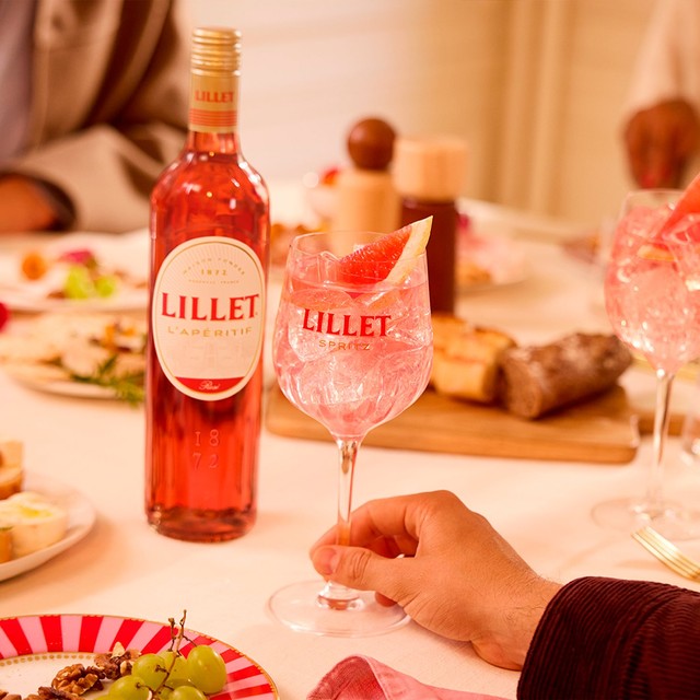 Lillet Rosé wine-based aperitif 75cl, UK version