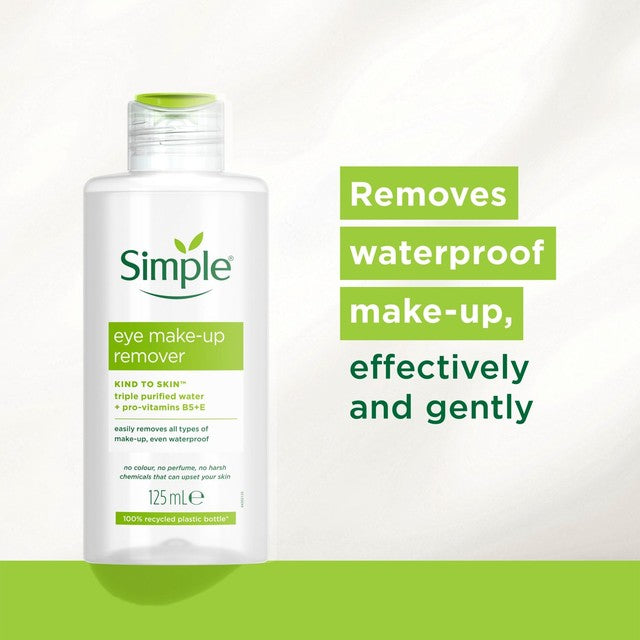 Simple eye makeup remover 125ml (British brand)