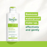 Simple eye makeup remover 125ml (British brand)
