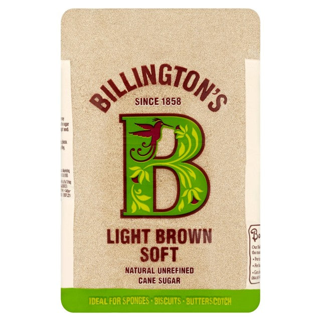 Billington's light brown soft sugar 1kg - British product