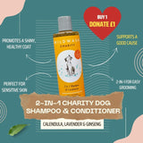 WildWash 2-in-1 charity dog shampoo and conditioner, UK version