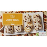 M&S toffee & pecan meringue roulades 370g, imported from the UK