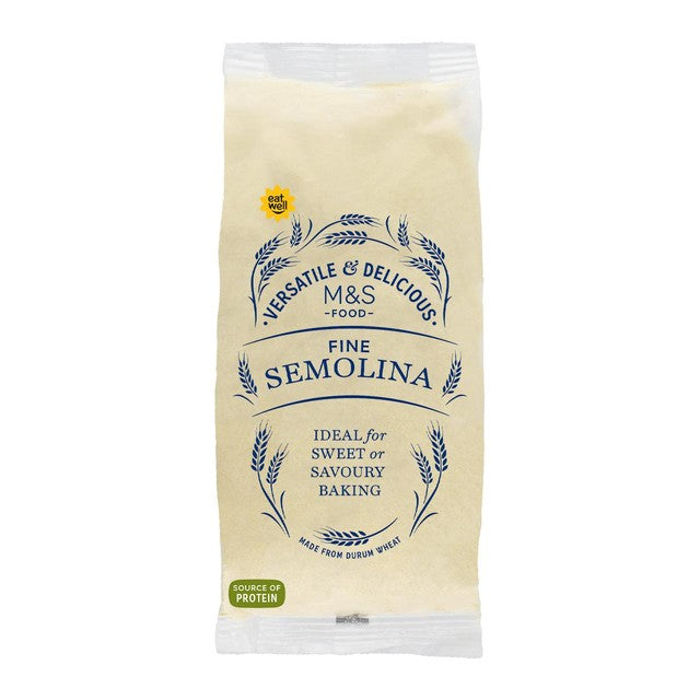 M&S fine semolina 500g, imported from the UK