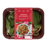 M&S Shanghai Rindfleisch-Udon-Nudeln 400g, importiert aus Großbritannien