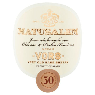 Matusalem VORS 30 års Cream Sherry Sterkvin 37.5cl