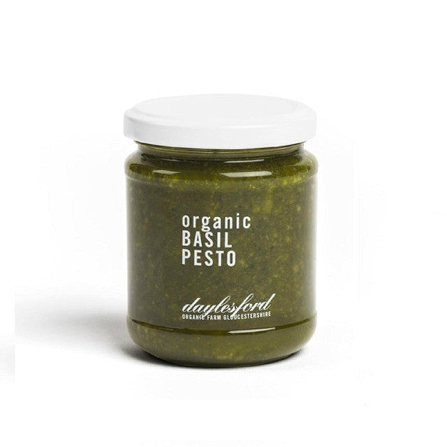 Daylesford Organic basil pesto sauce 180g - British product