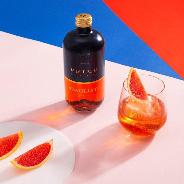 Primo Aperitivo Sbagliato cocktail 50cl, imported from the UK