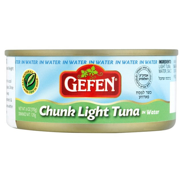 Gefen chunk light tuna in water 170g, UK version