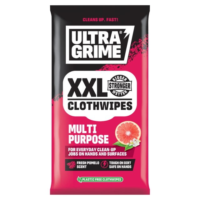 UltraGrime Pomelo XXL clothwipes 20 pack (British brand)