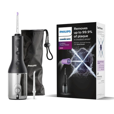 M&S Philips Sonicare Power Flosser 3000 Black Cordless Oral Care Device- Buy online at McGrocer