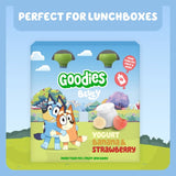 Goodies Bluey Banana & Strawberry Yoghurt Pouch Multipack 4 x 100g, UK version