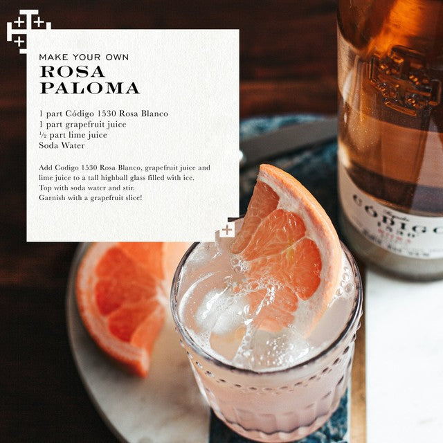Codigo Rosa Blanco tequila 70cl - British product