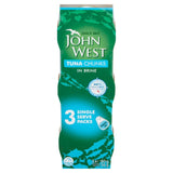 John West tuna chunks in brine 3 pack, UK version