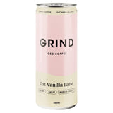 Grind iced oat vanilla latte canned coffee drink 250ml - British product