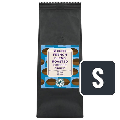 Ocado French Blend Roasted Ground Coffee 227g