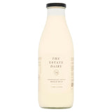 The Estate Dairy unhomogenised whole organic milk 1L (British brand)