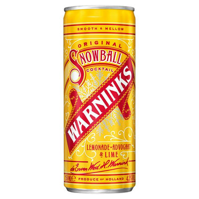 Sainsburys Warninks Original Snowball Cocktail Lemonade Advocaat Lime 250ml- Buy online at McGrocer