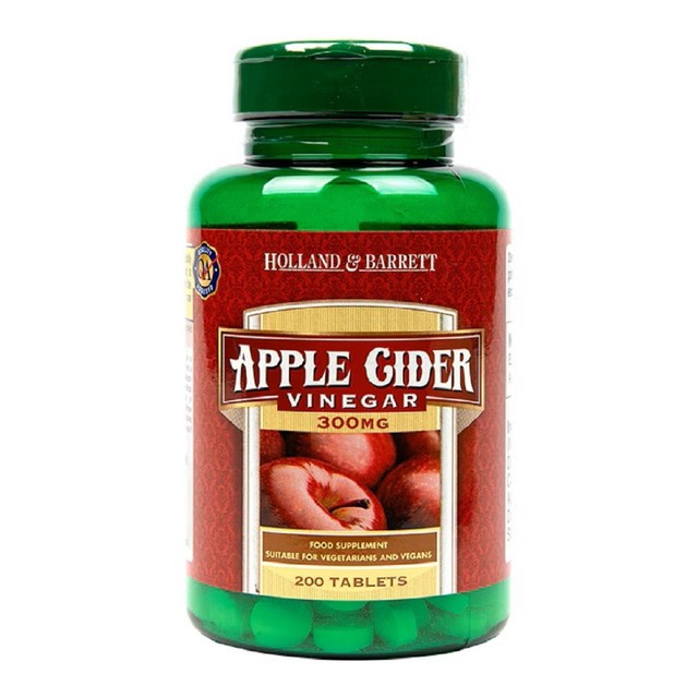 Holland & Barrett Apple Cider Vinegar 300mg tablets 200 pack, UK version