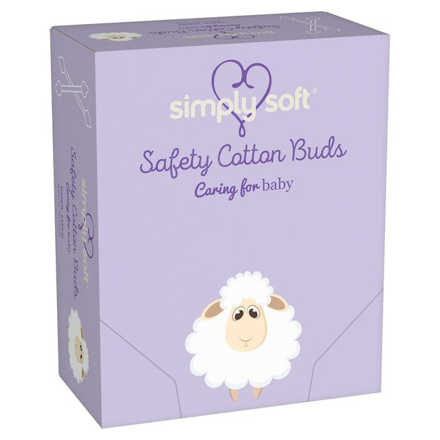 Simply Soft baby safety cotton buds pack of 50 (British brand)