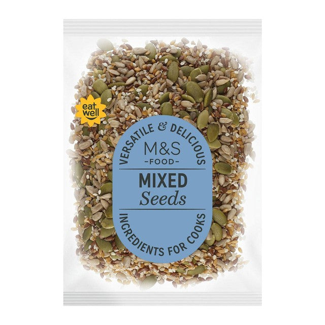 M&S mixed seeds with pumpkin sunflower flax sesame 250g, imported from the UK